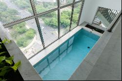 TRIPLEX with panoramic view and personal swimming pool