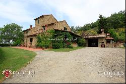 TUSCANY: LUXURY VILLA WITH PANORAMIC VIEW AND TENNIS COURT FOR SALE, AREZZO, POOL, OLIVE 