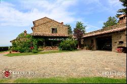 TUSCANY: LUXURY VILLA WITH PANORAMIC VIEW AND TENNIS COURT FOR SALE, AREZZO, POOL, OLIVE 