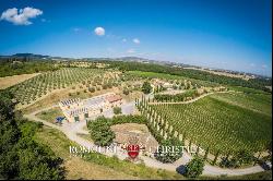 BEAUTIFUL WINE RESORT FOR SALE IN TUSCANY, SIENA, STATE OF THE ART WINERY, 25 HECTARES OF