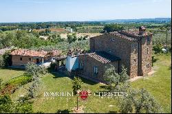 ECO-FRIENDLY FARMHOUSE WITH GARDEN AND OLIVE GROVE FOR SALE TUSCANY