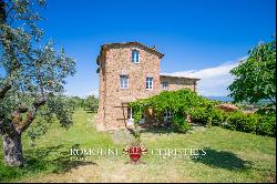 ECO-FRIENDLY FARMHOUSE WITH GARDEN AND OLIVE GROVE FOR SALE TUSCANY