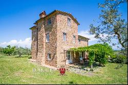 ECO-FRIENDLY FARMHOUSE WITH GARDEN AND OLIVE GROVE FOR SALE TUSCANY