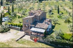 ECO-FRIENDLY FARMHOUSE WITH GARDEN AND OLIVE GROVE FOR SALE TUSCANY