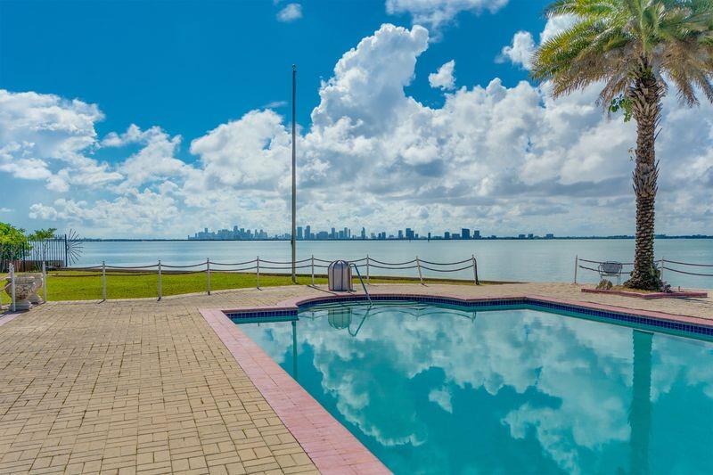 Pool View to Biscayne Bay