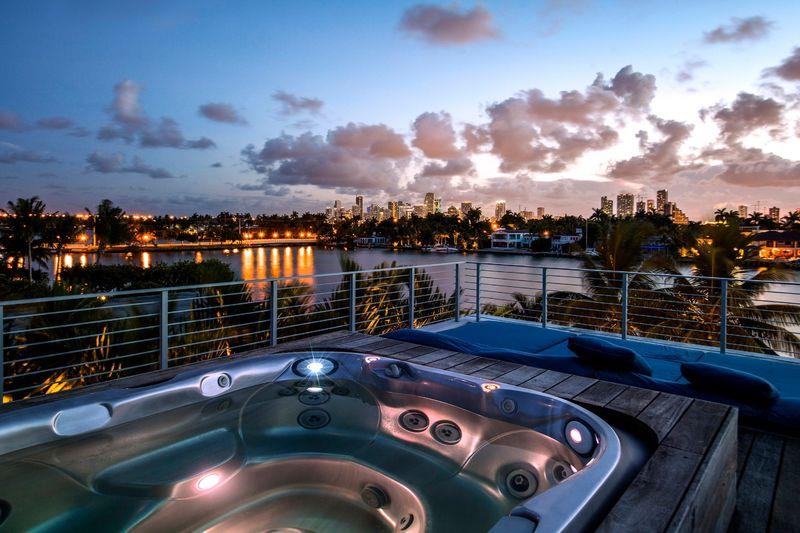 Rooftop Jacuzzi with City Views