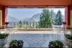 Elegant villa in Montagnola for sale with Lugano Lake view