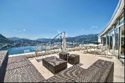 Luxury duplex-penthouse in Aldesago with wonderful Lake Lugano view