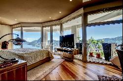 Luxury duplex-penthouse in Aldesago with wonderful Lake Lugano view