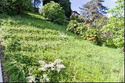 Building plot with Lake Lugano view in prestigious residential area for sale