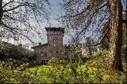 Magnificent 12th-Century Castle with Private Garden near Bergamo