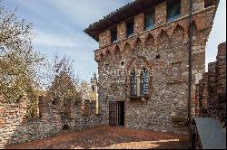 Magnificent 12th-Century Castle with Private Garden near Bergamo