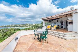 Villa with panoramic view on the Pevero Bay