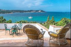 Villa with panoramic view on the Pevero Bay