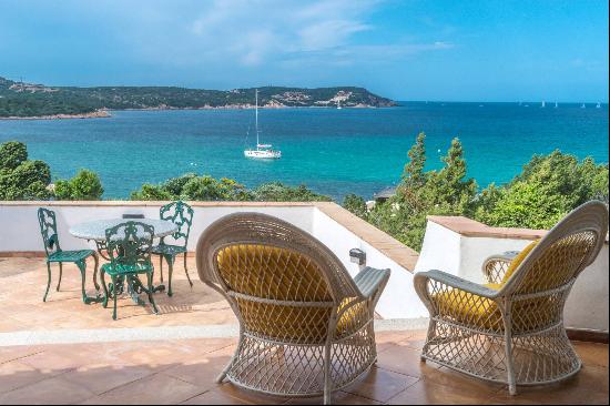 Villa with panoramic view on the Pevero Bay