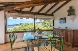 Villa with panoramic view on the Pevero Bay