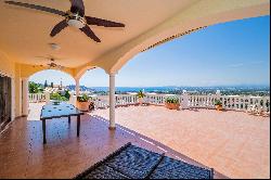 Huge villa for three families with great views of the bay of Roses.