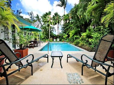 Beautiful villa on the west coast of Barbados.