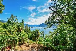 Fantastic building plot for sale in Ronco sopra Ascona with dreamlike lake views