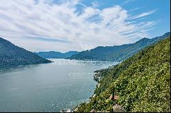 Fantastic building plot for sale in Ronco sopra Ascona with dreamlike lake views