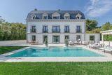 Newly built French style palace in Pedralbes