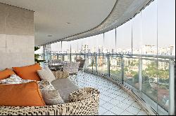 Penthouse with views of Sao Paulo skyline