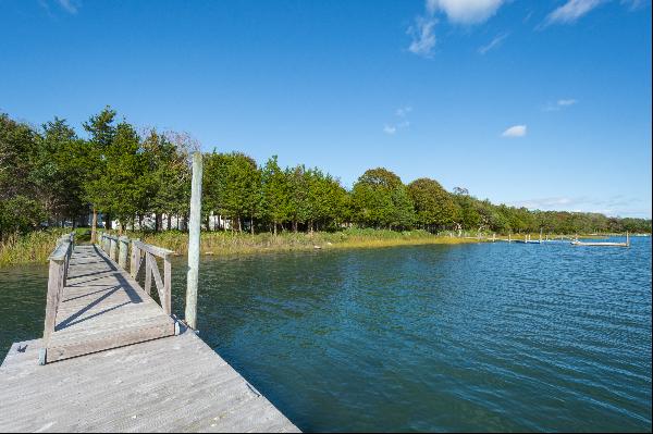 Sag Harbor Waterfront with Dock