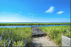 Meadow Lane Modern Bay Front With Dock