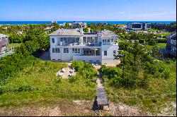 Meadow Lane Modern Bay Front With Dock