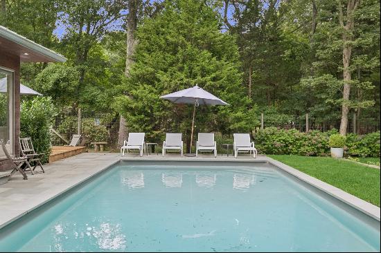 Enjoy your summer in this newly renovated East Hampton contemporary stunner that features 