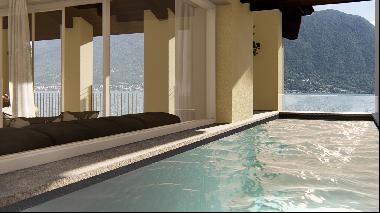 Beachfront Exclusive Penthouse, Via Statale, Colonno, Como, 22010