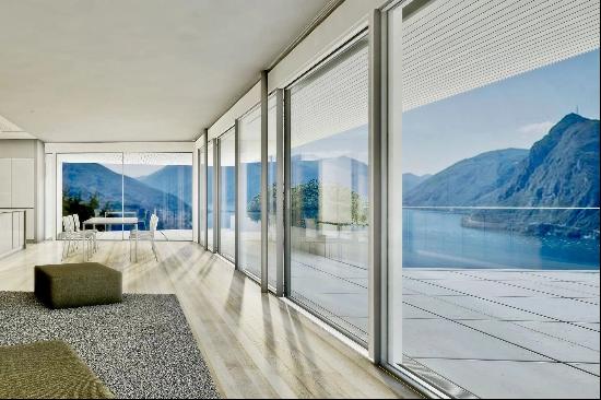 Apartments in Aldesago with spectacular Lake Lugano view for sale