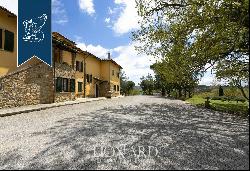 Charming Tuscan agritourism resort with a view of the Val d'Orcia and Mount Amiata