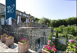 Stunning villa with a view of Val d'Orcia's hills