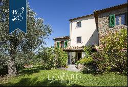 Villa with pool and olive grove for sale in Tuscany