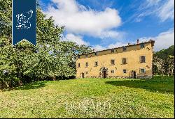 Ancient castle in a panoramic position for sale near Cortona