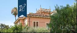 Liberty style villa for sale in Liguria