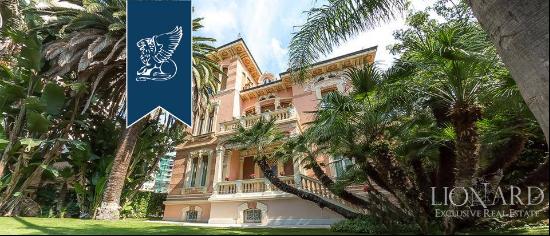 Liberty style villa for sale in Liguria