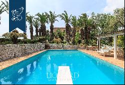 Luxury home with swimming pool and olive grove for sale in Sanremo