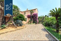 Luxury home with swimming pool and olive grove for sale in Sanremo