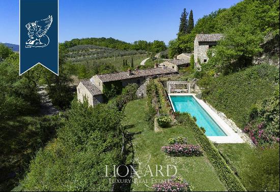 Stunning agritourism resort with pool for sale near Siena