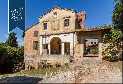 Lovely luxury property with vineyards for sale in Pisa