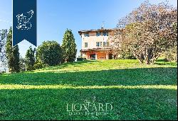 uxury estate surrounded by green for sale near Turin