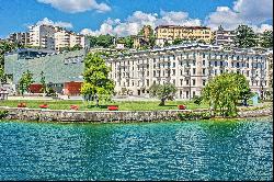 Grand Palace Residence: elegant lakefront apartment in Lugano for sale