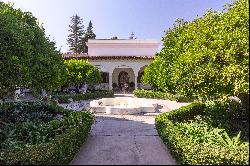 Spanish Manor in an exclusive neighborhood of Santiago with mountains view.