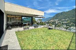 Montagnola: prestigious luxury villa for sale with amazing panoramic view