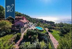 Charming dream home for sale in a high position above Liguria's Western Riviera