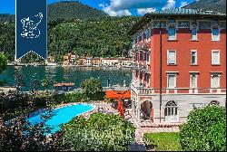 Prestigious hotel for sale directly overlooking the lake in the province of Brescia