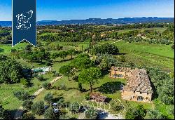 Stunning farmstead with pool for sale near Siena