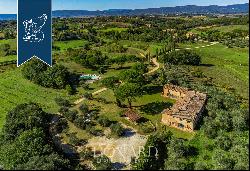 Stunning farmstead with pool for sale near Siena